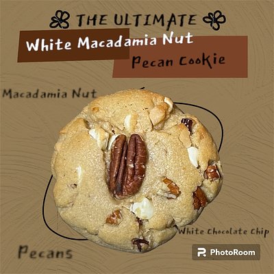 White Macadamia Nut & Pecan Cookies