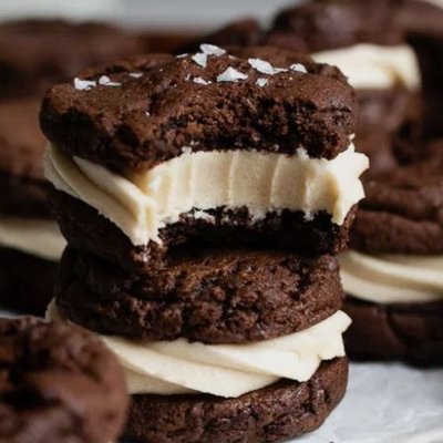 Brownie Cookies With Frosting 