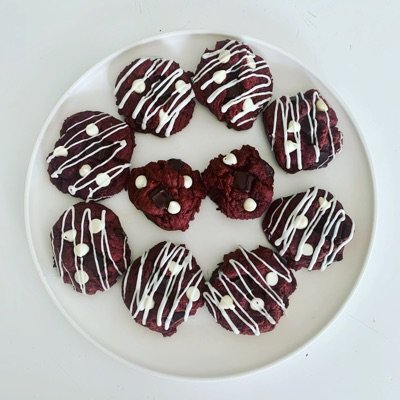 Cookies - 1 Dozen Red Velvet Cookies