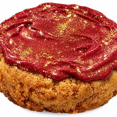 “Chonky C-Avalanche” Wine & Gold Toffee Berry Jam Cookie