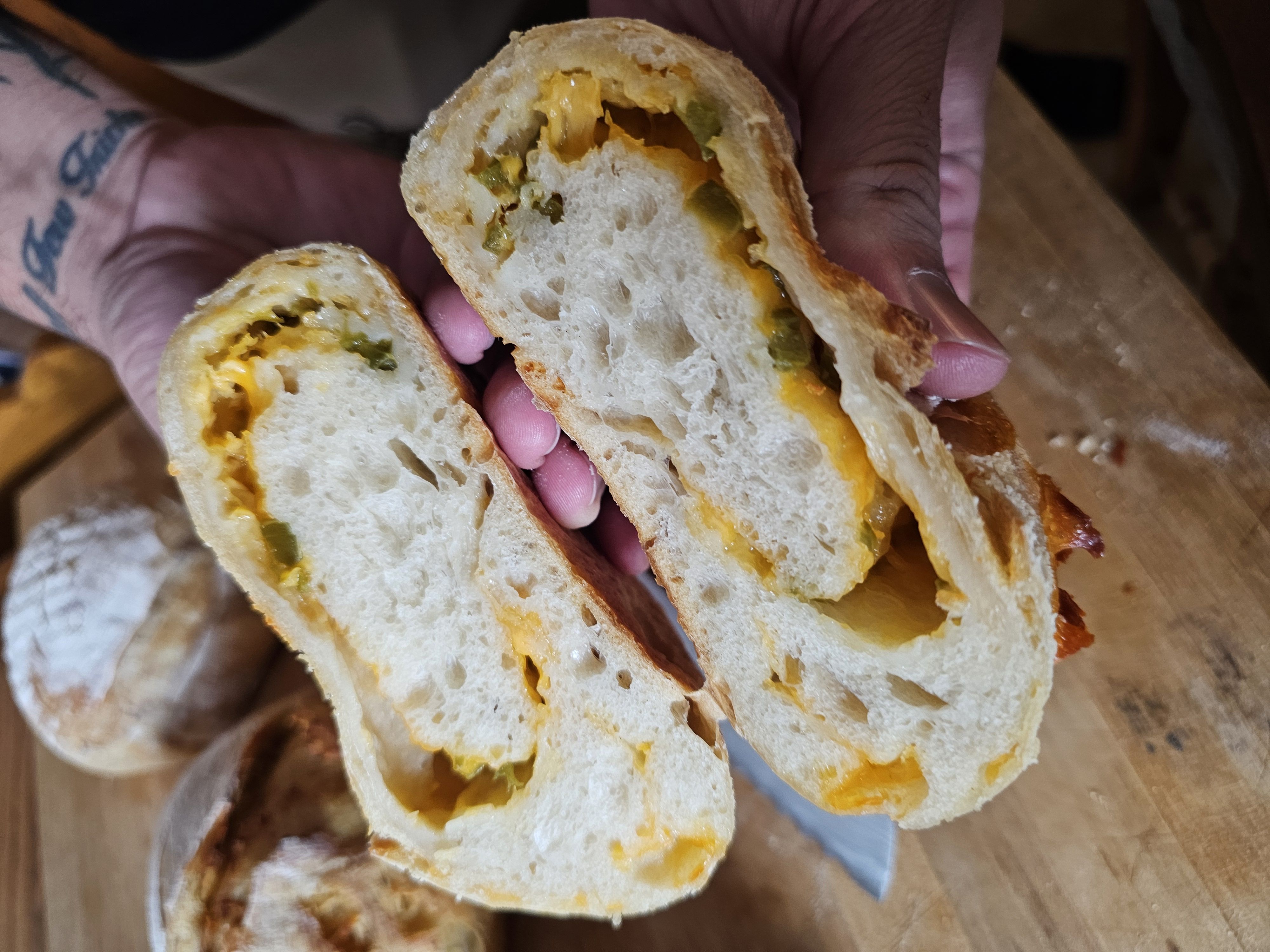 Sourdough Jalapeno Cheddar Loaf