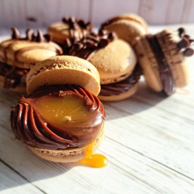 1 Dozen Chocolate Fudge Caramel Sea Salted Cookies