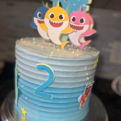 Baby shark theme Cake 