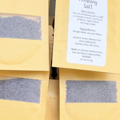 Purple Basil Finishing Salts .5 Ounce