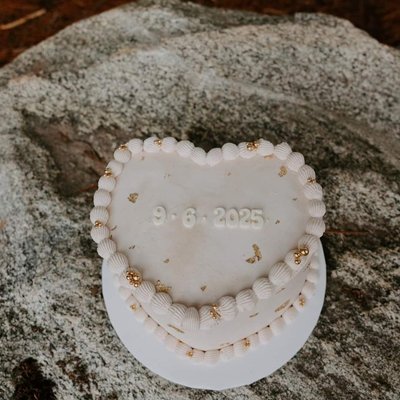 9 Inch Heart Cake