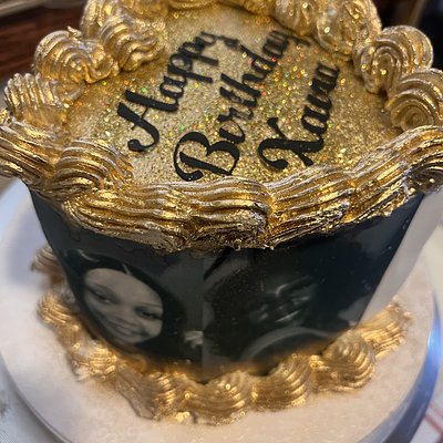 Metallic Cake Work silver/Gold