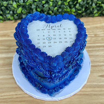 6” Heart Burn Cake