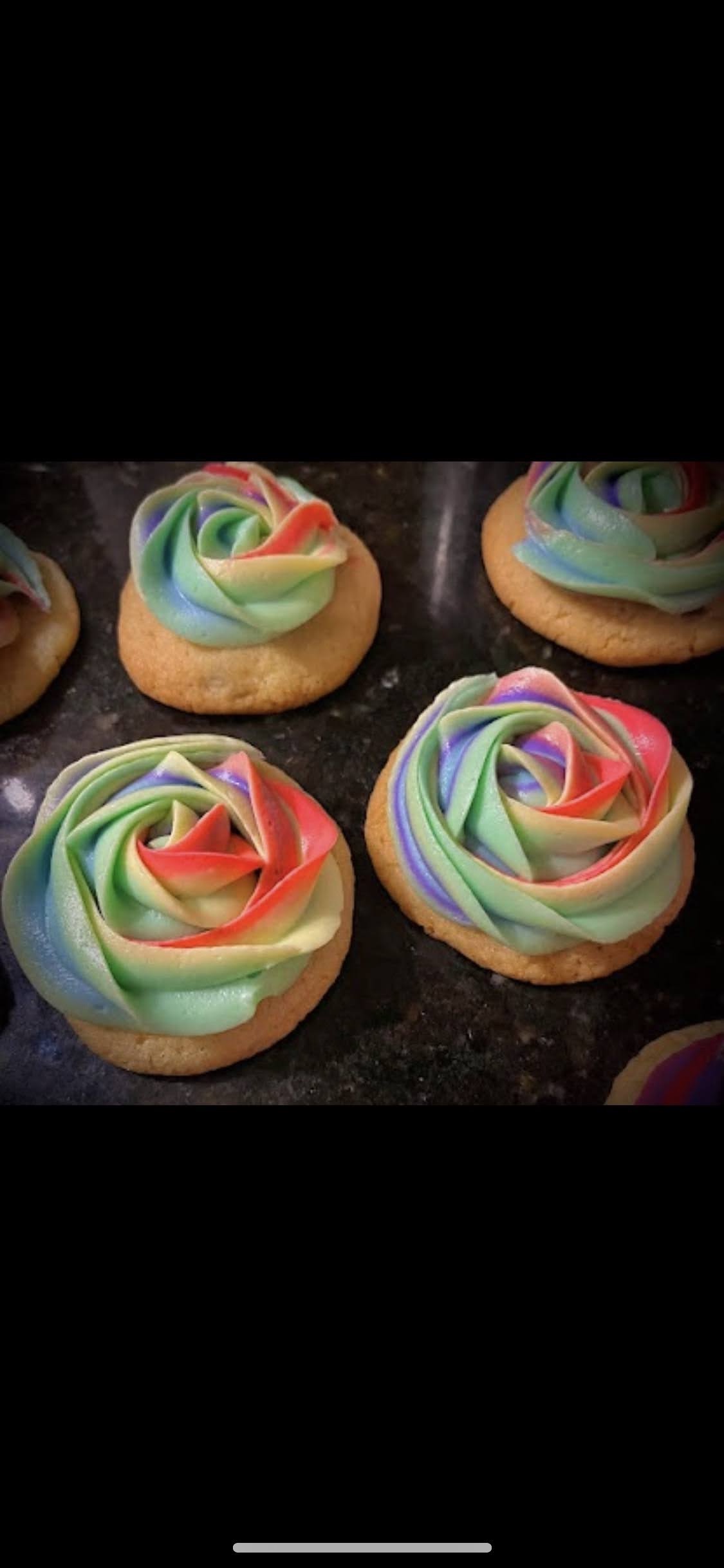 Cream Cheese Iced Sugar Cookies (dozen)
