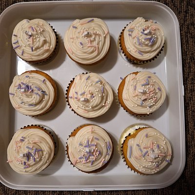 Unicorn Vanilla Cupcakes