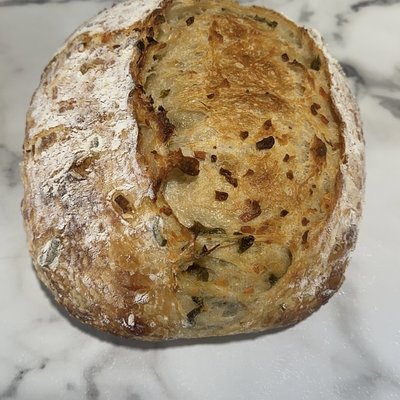 Jalapeño Cheddar Sourdough Loaf