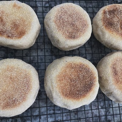 Sourdough English Muffins