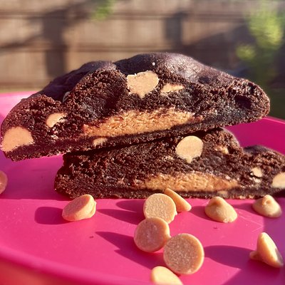 Jumbo Chocolate Peanut Butter Bliss Cookies 