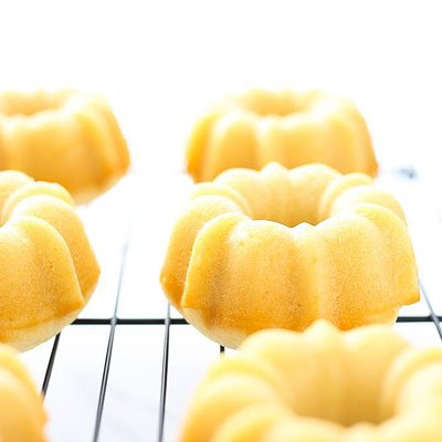 Mini French Vanilla Bundt Cakes
