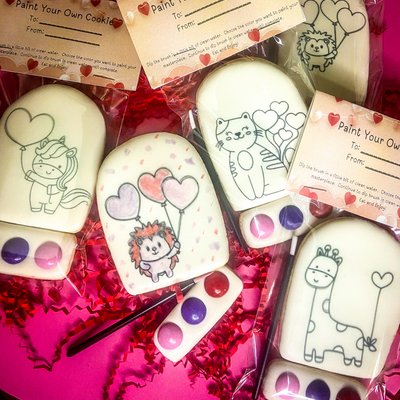 Paint Your Own Valentines