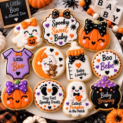 Baby Bear Shower Cookie
