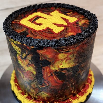 12” Round Custom Cake - 34 Servings