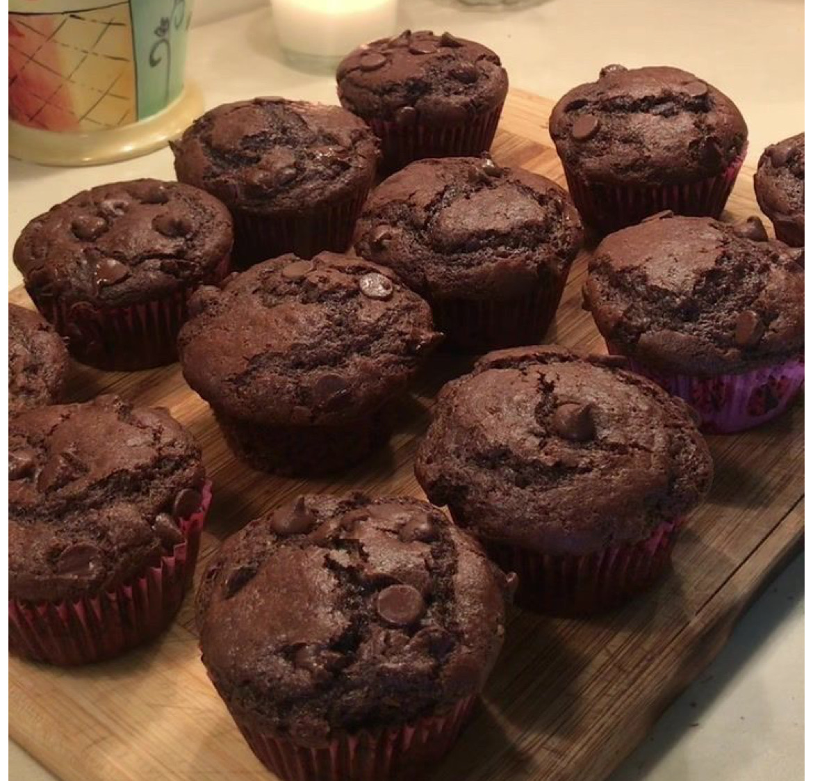Chocolate Breakfast Muffins 
