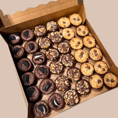 24 Mini Brownie Bites 