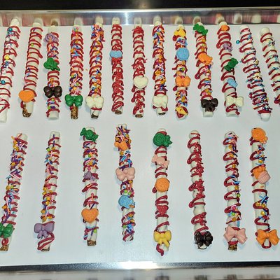 Chocolate Covered Rod Pretzels 