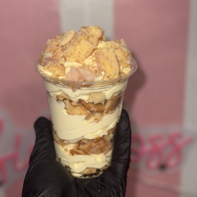 Loaded Honey Bun Banana Pudding 