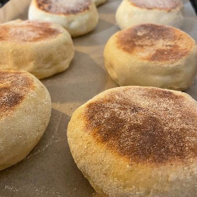 Sourdough English  Muffins 