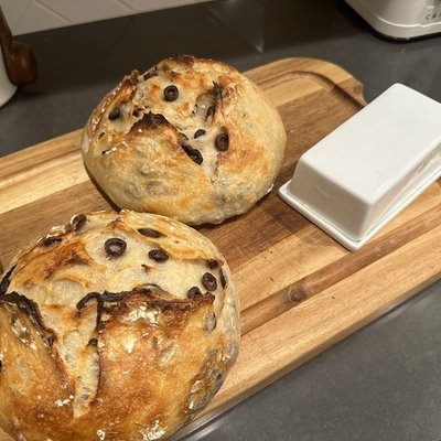 Olive & Herb Sourdough Round