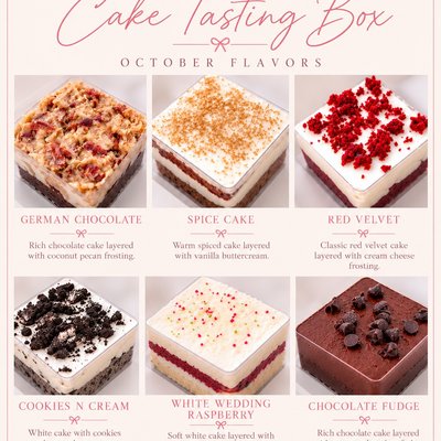 Cake Tasting Box 
