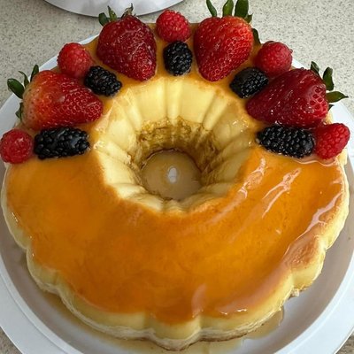 Large Flancocho/Chocoflan/Fresaflan