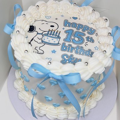 6” 2 Layered Round Cake