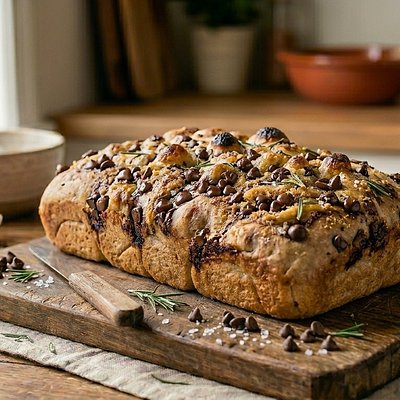 Chocolate Chip Focaccia 
