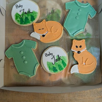 One Dozen Decorated Sugar Cookies
