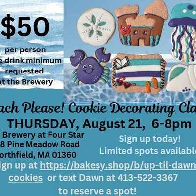 Beach Please!  Cookie Decorating Class