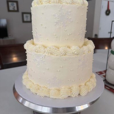 2 Tier Buttercream Cake