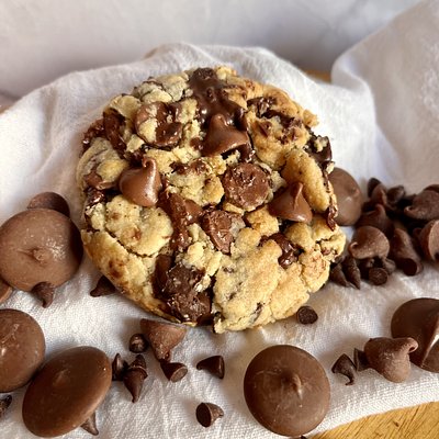 The Overflow Triple Chocolate Chip Cookie