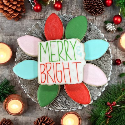 Small Christmas Cookie Platter