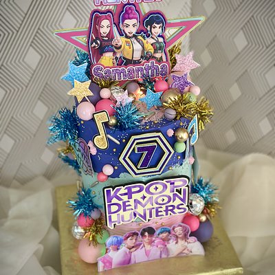 Tall Design Custom Themed Buttercream Cake (8 Inch height)
