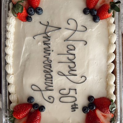 Half Sheet Tres Leches Cake (13x9) 