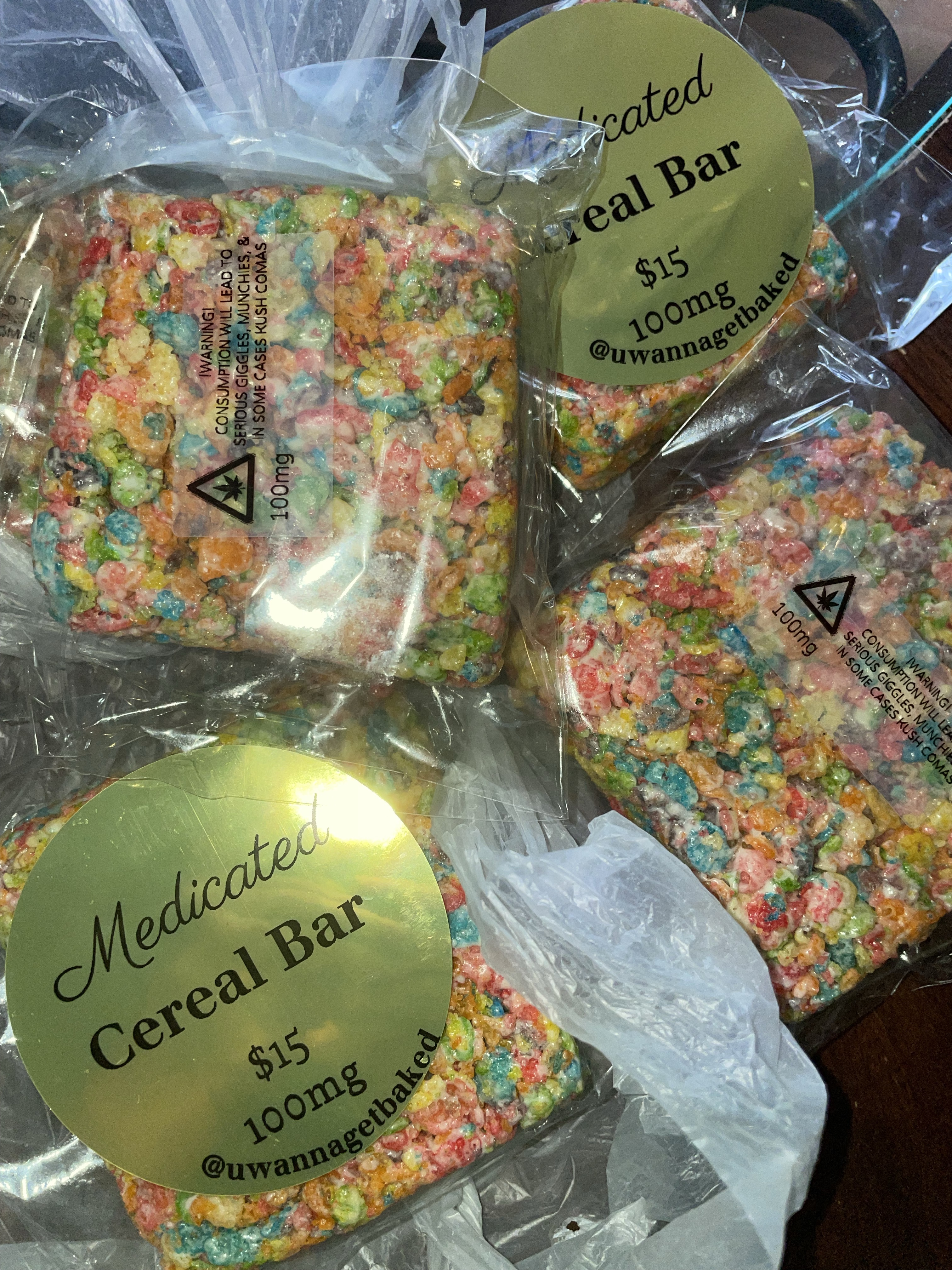 Medicated Cereal Bars