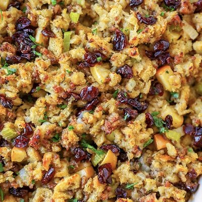 Sausage Cranberry Stuffing (dairy Free)
