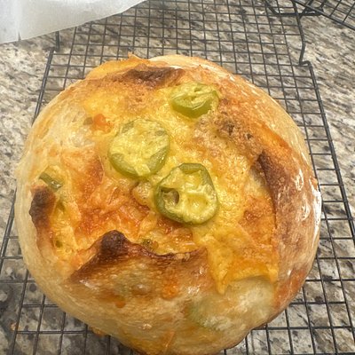 Cheddar Jalapeño Sourdough 