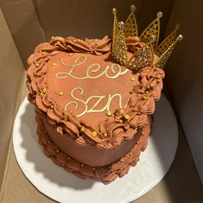 6" Heart Cake 