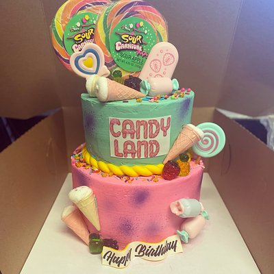 2 Tier Custom Cake