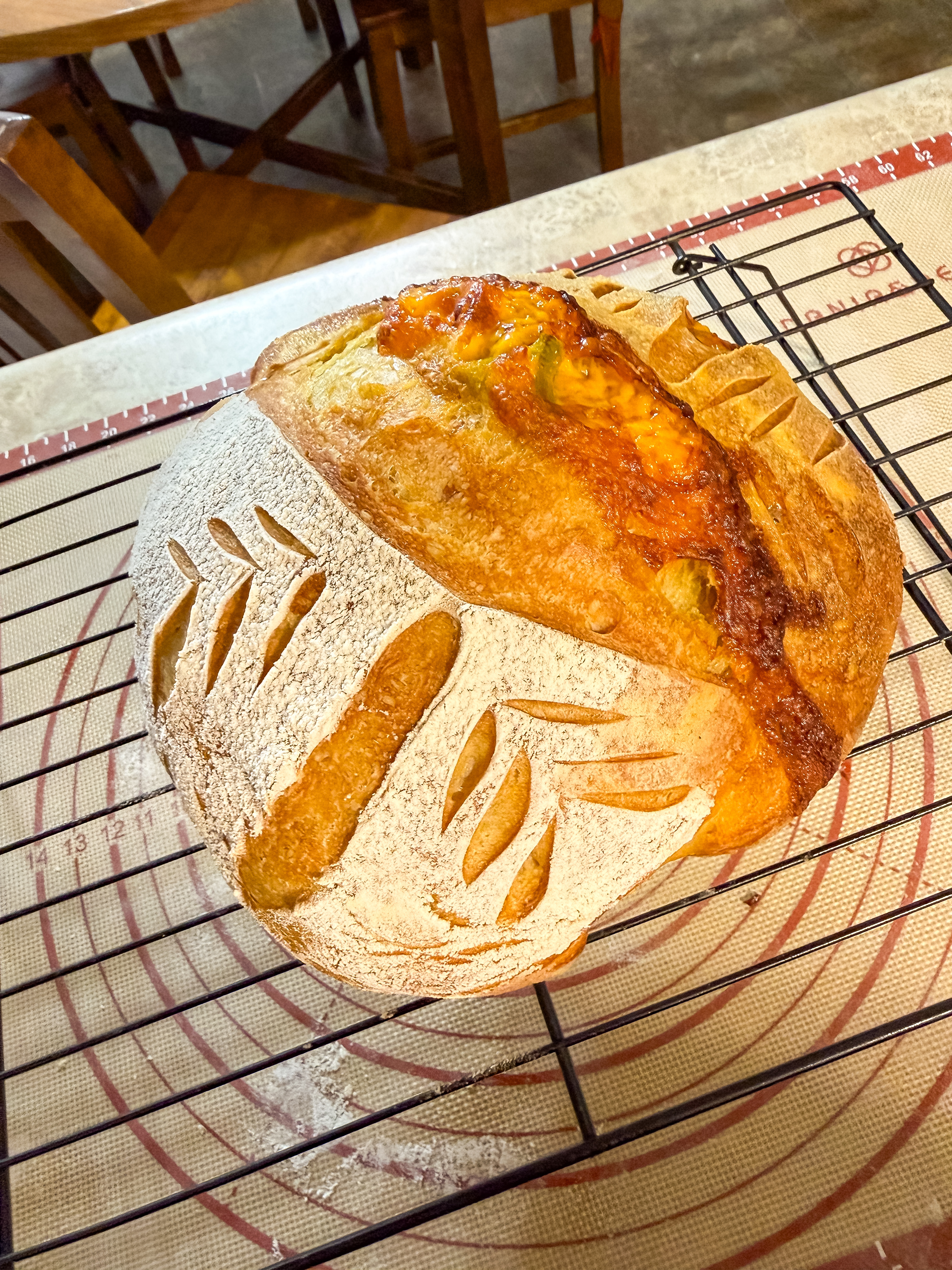Jalapeño Cheddar Sourdough Loaf
