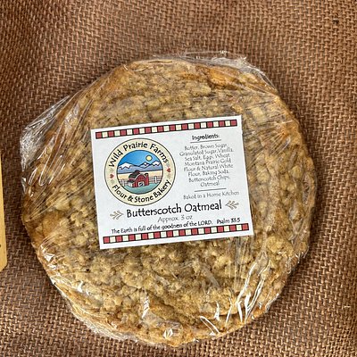 Butterscotch Oatmeal Cookies - Pack Of 4