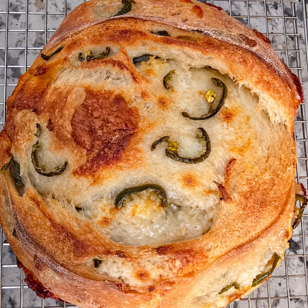 Sourdough Jalapeño And Parmesan Cheese