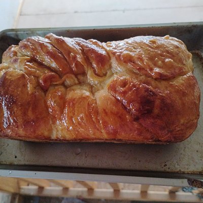 Pumpkin Butter Babka Bread 
