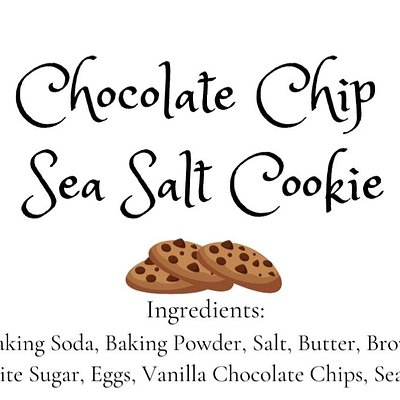 Chocolate Chip Sea Salt Cookie