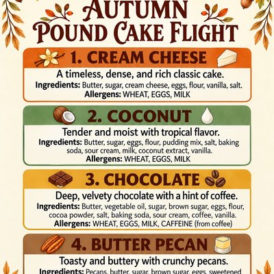 Pound Cake Flight
