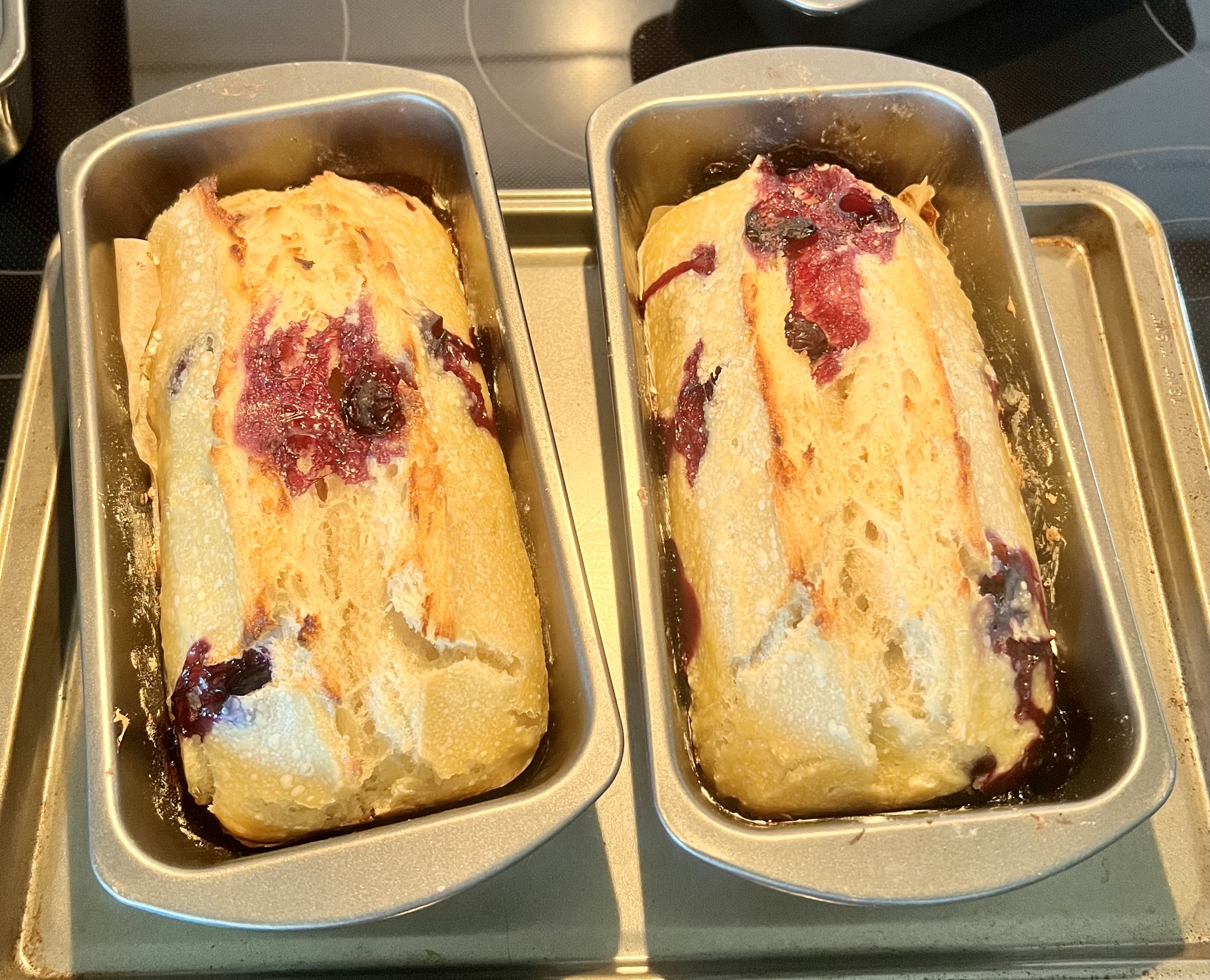 Sugared Lemon Blueberry Sourdough