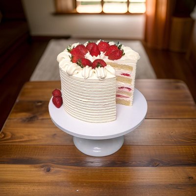 Strawberry Cream Cake